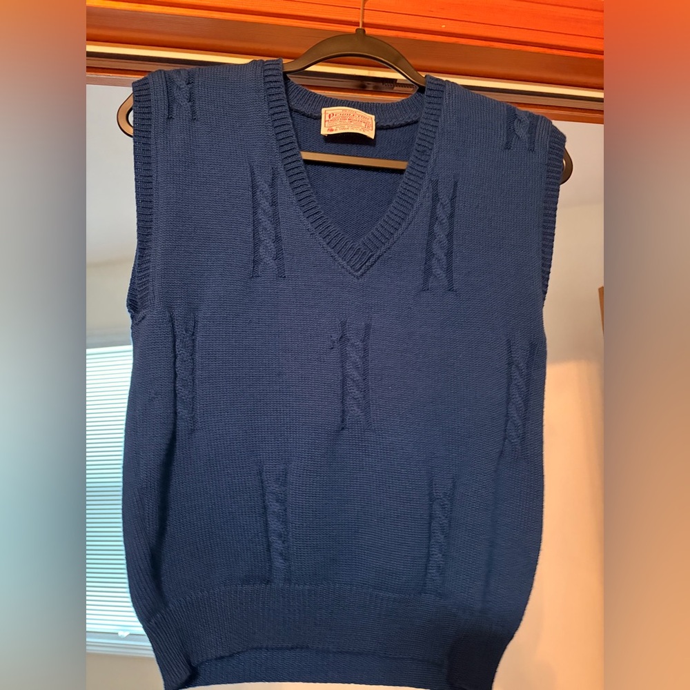 Pendleton blue sweater vest